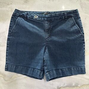 Style & Co Dark Blue Denim Shorts